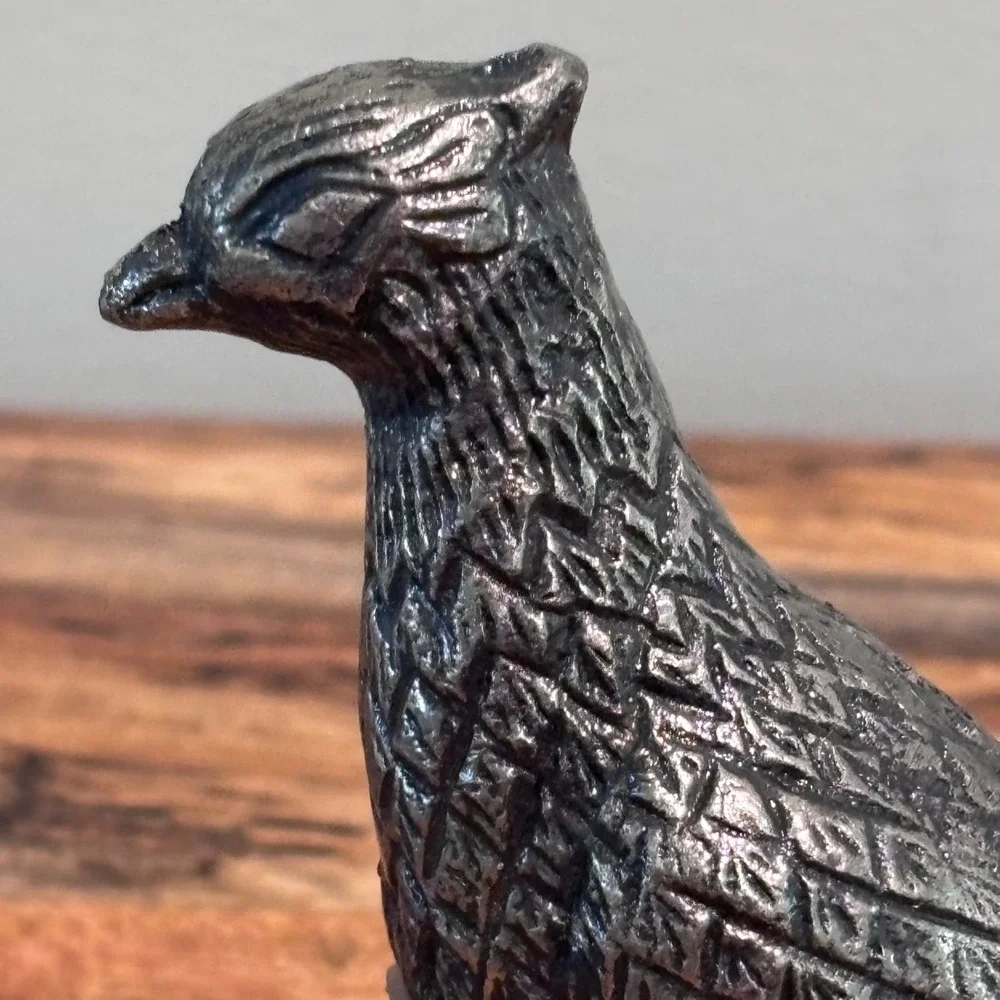 Silver Vintage Pheasant Salt or Pepper Shaker Rustic‎ Farmhouse Decor